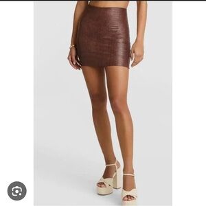Commando Chocolate Mini Skirt